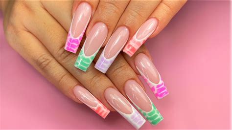 crocodile nails french tip short|crocodile nails designs.